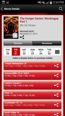 Harkins Theatres android App screenshot 4