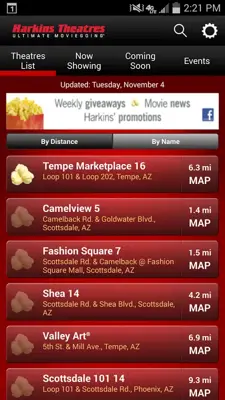 Harkins Theatres android App screenshot 7